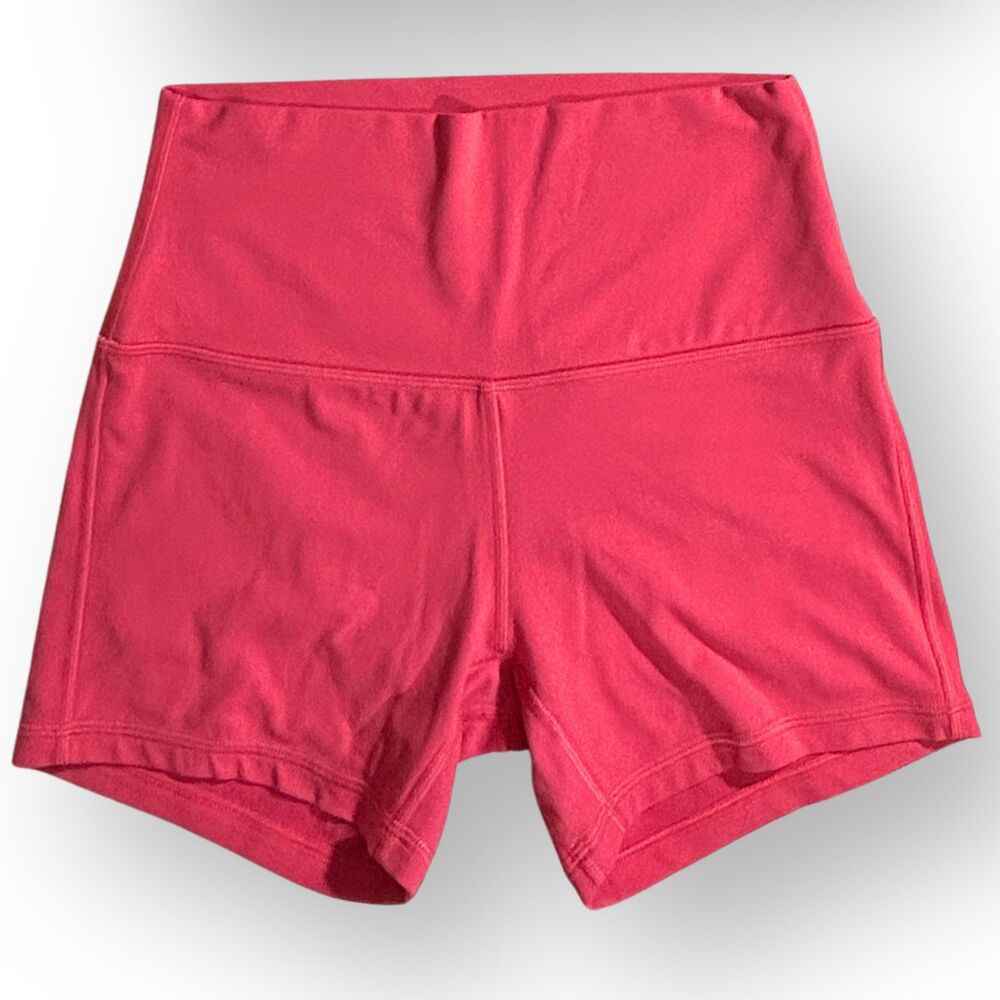 Lululemon Align High Rise Stretch Pink Yoga Shorts Size 6